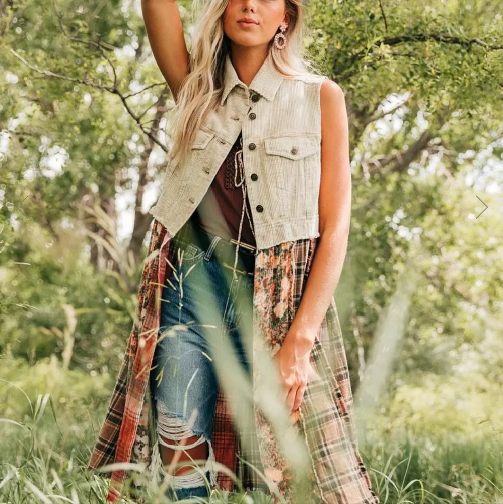 Gimmicks patchwork vest - Picture 2 of 4